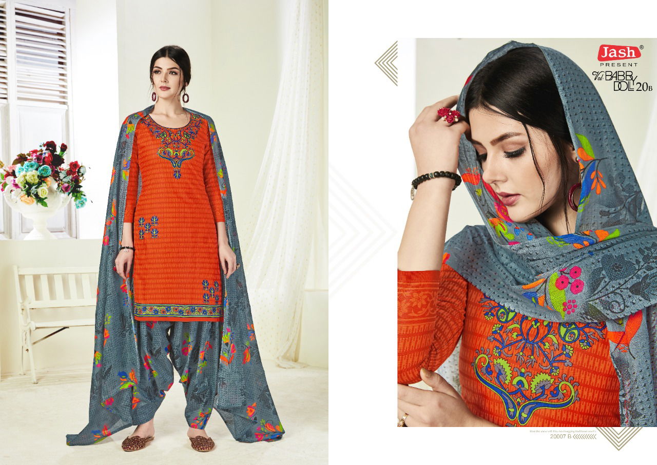 Jash Baby Doll 20 B Pure Cotton Printed Dress Material